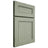 Shiloh Cabinetry Full Overlay Landes Red Oak Plain Cut Moss Door
