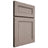Shiloh Cabinetry Full Overlay Landes Red Oak Plain Cut Sterling Door