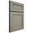 Shiloh Cabinetry Full Overlay Landes Red Oak Plain Cut Thyme Door