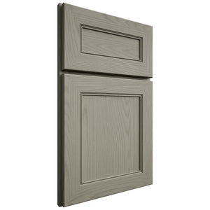 Shiloh Cabinetry Full Overlay Landes Red Oak Plain Cut Thyme Door