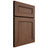 Shiloh Cabinetry Full Overlay Landes Walnut Plain Cut Natural Door