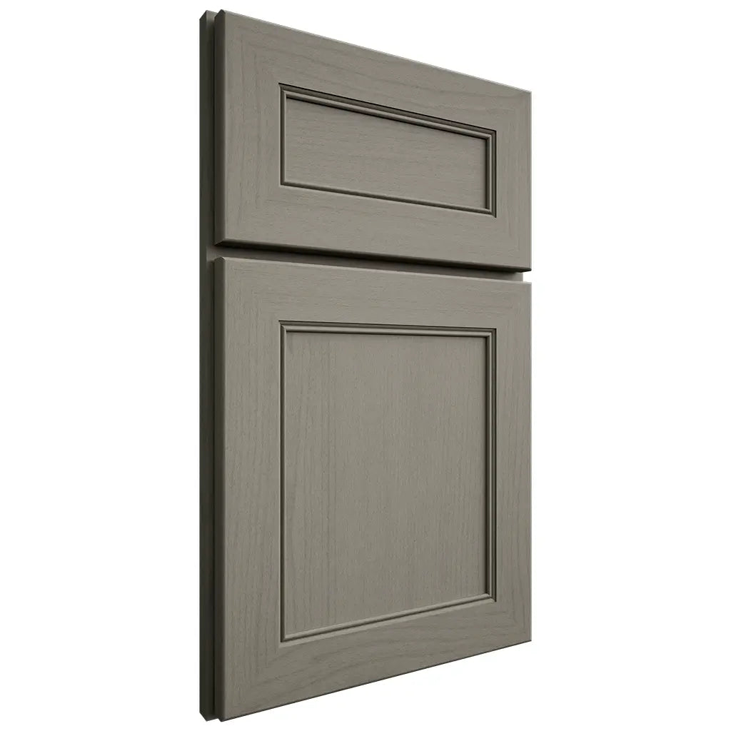 Shiloh Cabinetry Full Overlay Landes Walnut Plain Cut Thyme Door
