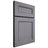 Shiloh Cabinetry Full Overlay Landes White Oak Plain Cut Cadet Door