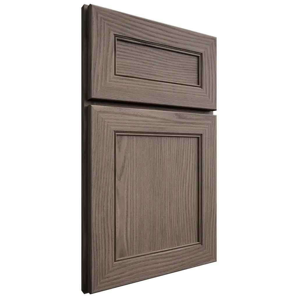 Shiloh Cabinetry Full Overlay Landes White Oak Plain Cut Clay Door