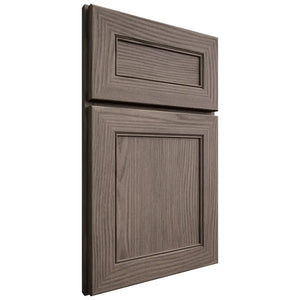 Shiloh Cabinetry Full Overlay Landes White Oak Plain Cut Clay Door