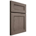 Shiloh Cabinetry Full Overlay Landes White Oak Plain Cut Clay Door