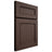 Shiloh Cabinetry Full Overlay Landes White Oak Plain Cut Dusk Door