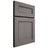 Shiloh Cabinetry Full Overlay Landes White Oak Plain Cut Flagstone Door