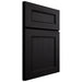 Shiloh Cabinetry Full Overlay Landes White Oak Plain Cut Ink Door