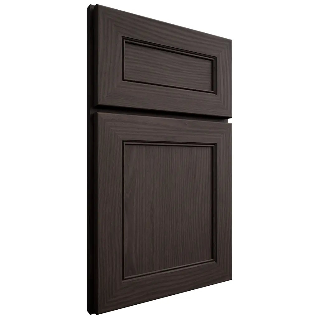 Shiloh Cabinetry Full Overlay Landes White Oak Plain Cut Morel Door