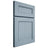 Shiloh Cabinetry Full Overlay Landes White Oak Plain Cut Sky Door