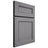 Shiloh Cabinetry Full Overlay Landes White Oak Plain Cut Sterling Door