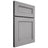 Shiloh Cabinetry Full Overlay Landes White Oak Plain Cut Stratus Door
