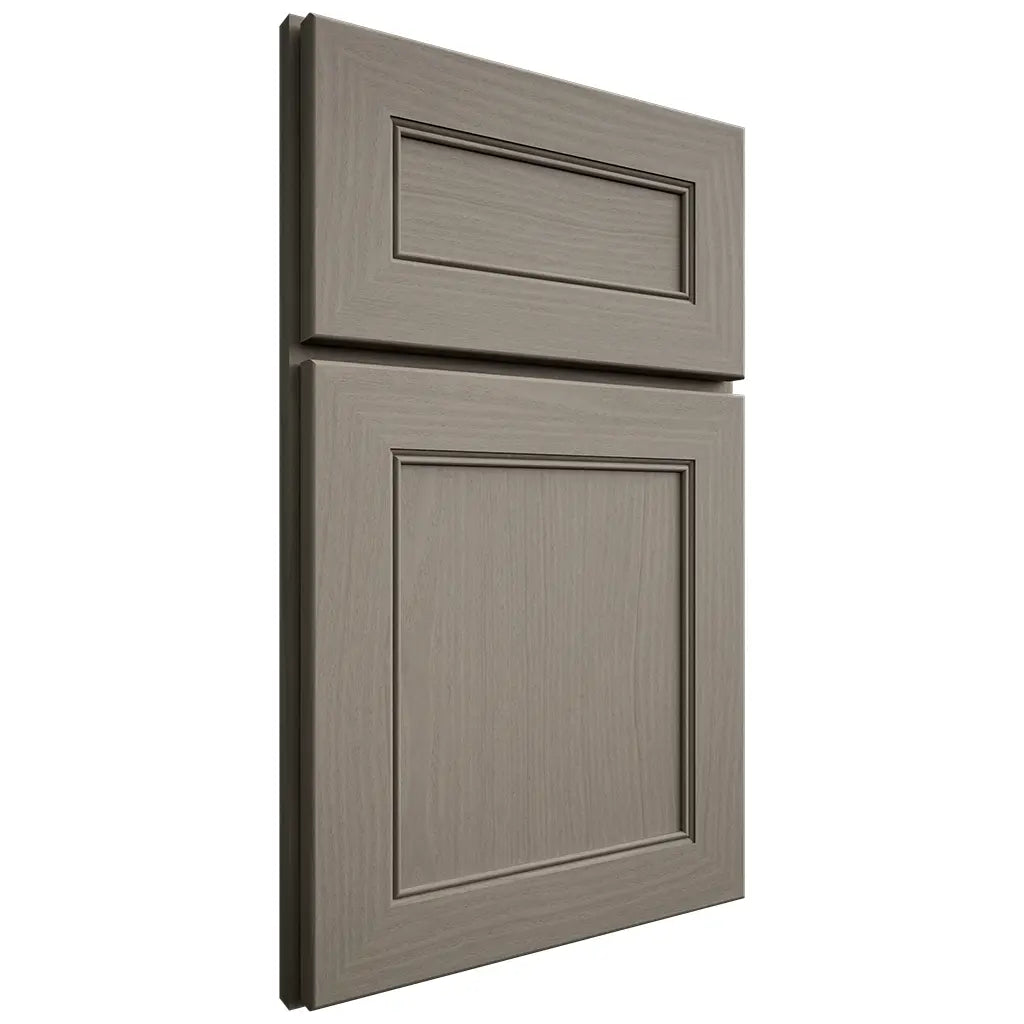 Shiloh Cabinetry Full Overlay Landes White Oak Plain Cut Thyme Door