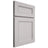 Shiloh Cabinetry Full Overlay Landes White Oak Quarter Sawn Cotton Door