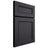 Shiloh Cabinetry Full Overlay Landes White Oak Quarter Sawn Harbor Door