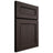 Shiloh Cabinetry Full Overlay Landes White Oak Quarter Sawn Morel Door