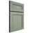 Shiloh Cabinetry Full Overlay Landes White Oak Quarter Sawn Moss Door