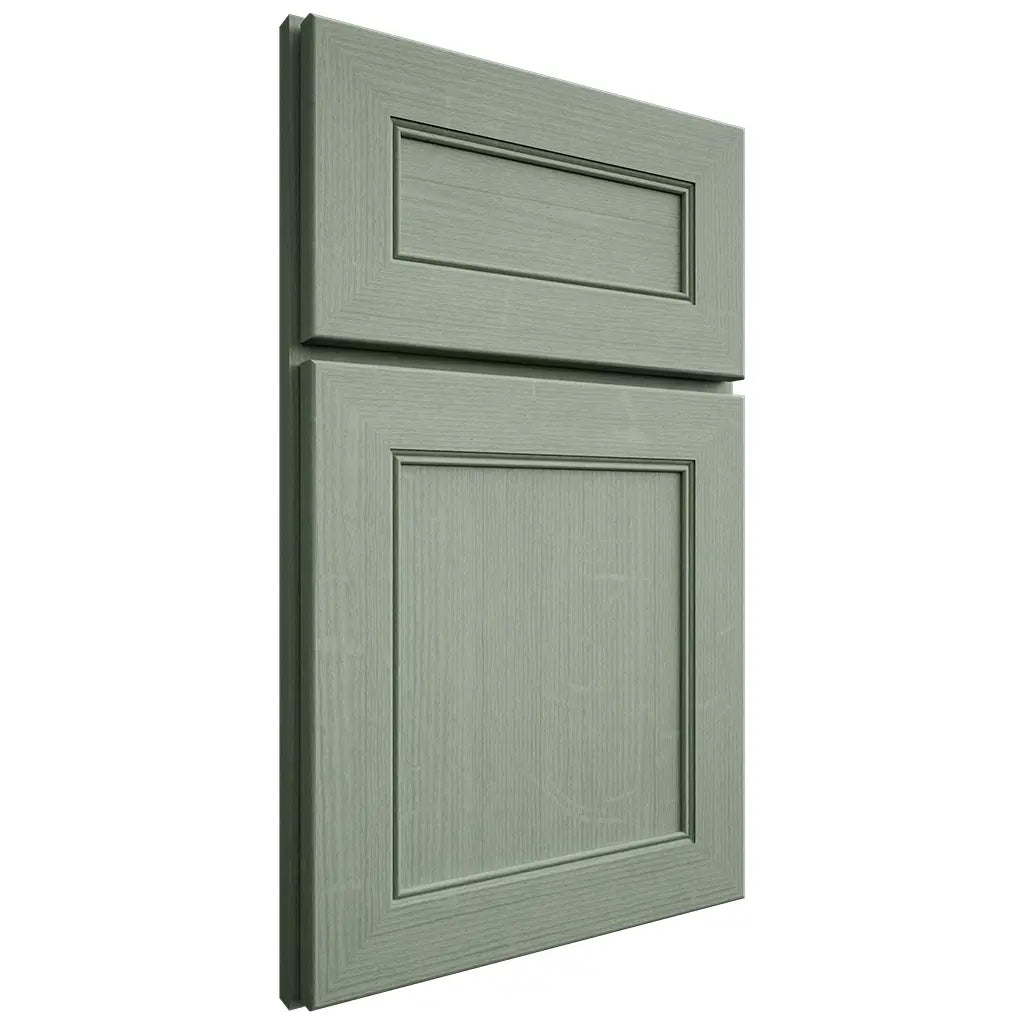 Shiloh Cabinetry Full Overlay Landes White Oak Quarter Sawn Moss Door