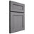 Shiloh Cabinetry Full Overlay Landes White Oak Quarter Sawn Sterling Door