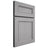 Shiloh Cabinetry Full Overlay Landes White Oak Quarter Sawn Stratus Door