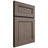 Shiloh Cabinetry Full Overlay Landes White Oak Rift Cut Clay Door