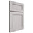 Shiloh Cabinetry Full Overlay Landes White Oak Rift Cut Cotton Door
