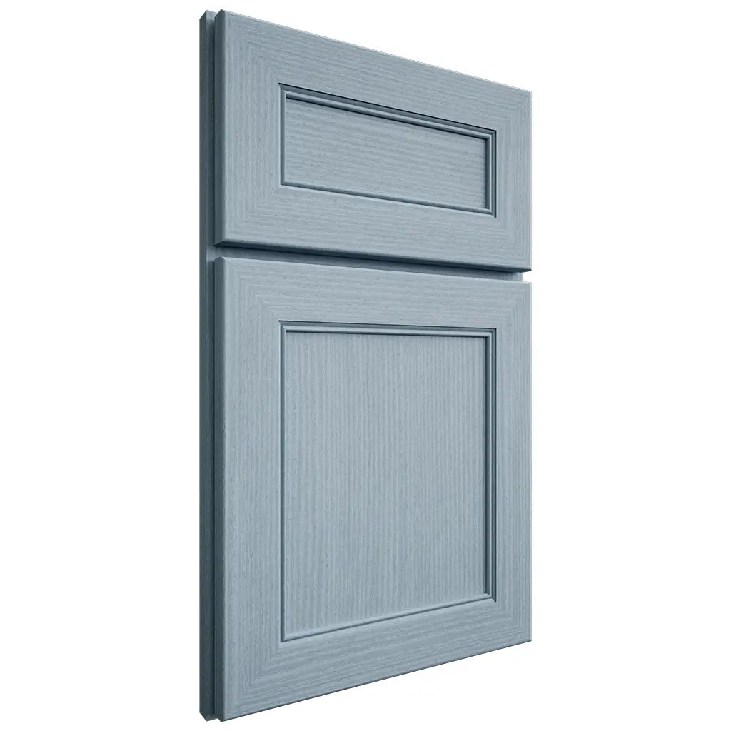 Shiloh Cabinetry Full Overlay Landes White Oak Rift Cut Sky Door
