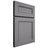 Shiloh Cabinetry Full Overlay Landes White Oak Rift Cut Sterling Door