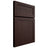 Shiloh Cabinetry Full Overlay Malibu Alder Plain Cut Bistre Door