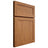 Shiloh Cabinetry Full Overlay Malibu Alder Plain Cut Caramel Door