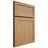 Shiloh Cabinetry Full Overlay Malibu Alder Plain Cut Natural Door