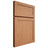 Shiloh Cabinetry Full Overlay Malibu Cherry Plain Cut Natural Door
