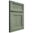 Shiloh Cabinetry Full Overlay Malibu Hickory Plain Cut Moss Door