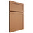 Shiloh Cabinetry Full Overlay Malibu Maple Plain Cut Cashmere Door