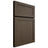 Shiloh Cabinetry Full Overlay Malibu Maple Plain Cut Perfect Brown Door