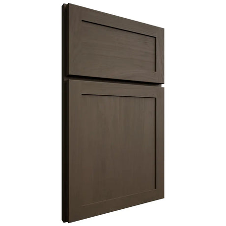 Shiloh Cabinetry Full Overlay Malibu Maple Plain Cut Perfect Brown Door