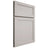 Shiloh Cabinetry Full Overlay Malibu Paintable Amazing Gray Door