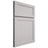 Shiloh Cabinetry Full Overlay Malibu Paintable Light French Gray Door