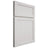 Shiloh Cabinetry Full Overlay Malibu Paintable Soft White Door