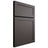 Shiloh Cabinetry Full Overlay Malibu Paintable Urbane Bronze Door