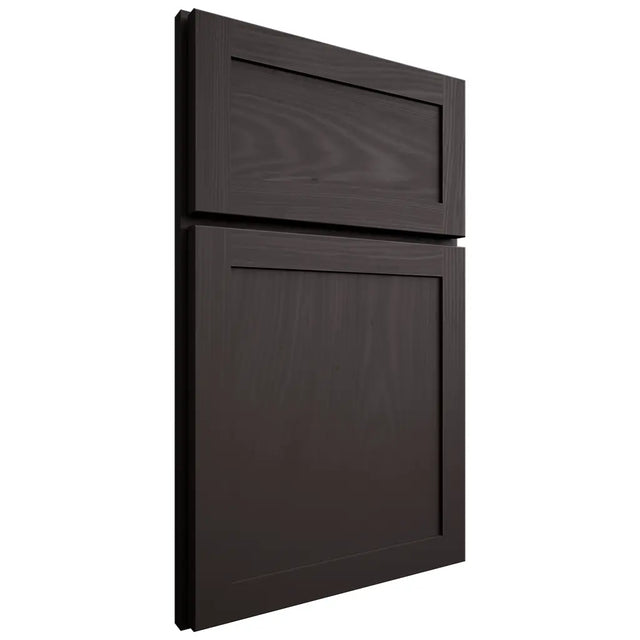 Shiloh Cabinetry Full Overlay Malibu Poplar Plain Cut Carbon Door