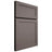 Shiloh Cabinetry Full Overlay Malibu Poplar Plain Cut Heatherstone Door