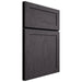 Shiloh Cabinetry Full Overlay Malibu Red Oak Plain Cut Harbor Door