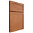 Shiloh Cabinetry Full Overlay Malibu Red Oak Plain Cut Harvest Door