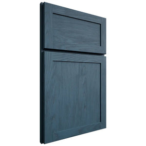 Shiloh Cabinetry Full Overlay Malibu Red Oak Plain Cut Hudson Door