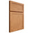 Shiloh Cabinetry Full Overlay Malibu Red Oak Plain Cut Medium Door