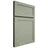 Shiloh Cabinetry Full Overlay Malibu Red Oak Plain Cut Moss Door