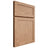 Shiloh Cabinetry Full Overlay Malibu Red Oak Plain Cut Natural Door