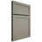 Shiloh Cabinetry Full Overlay Malibu Red Oak Plain Cut Thyme Door